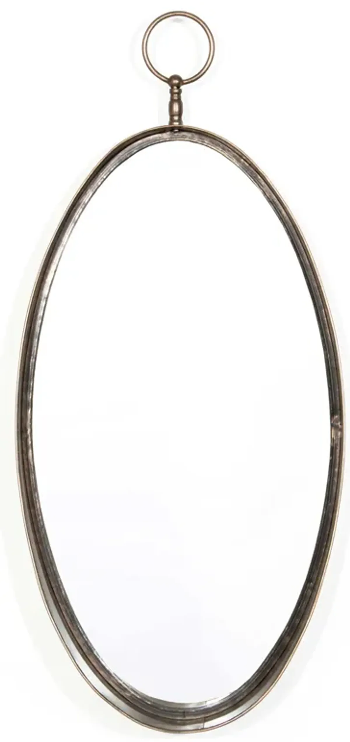 Macklin Metal Wall Mirror, Oval