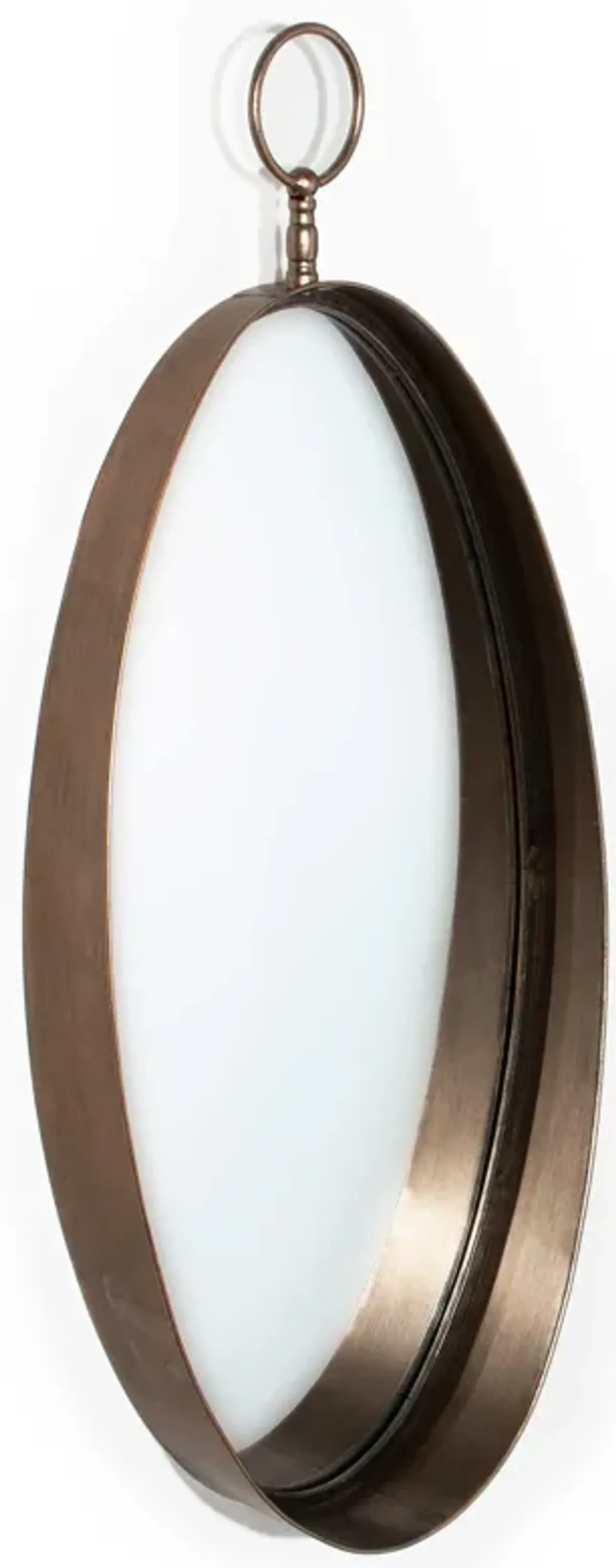 Macklin Metal Wall Mirror, Oval