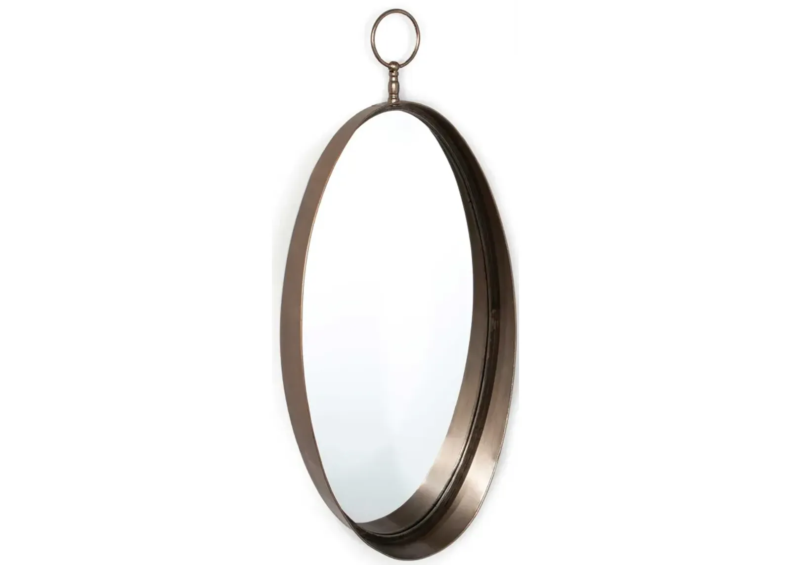 Macklin Metal Wall Mirror, Oval