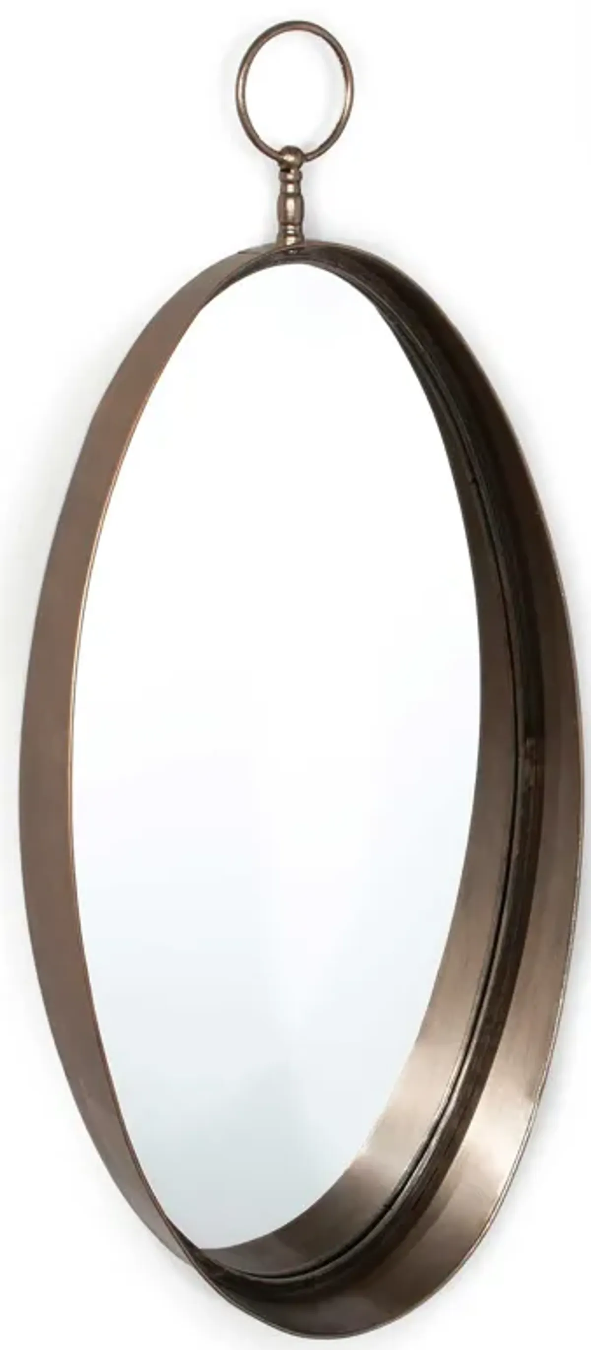 Macklin Metal Wall Mirror, Oval