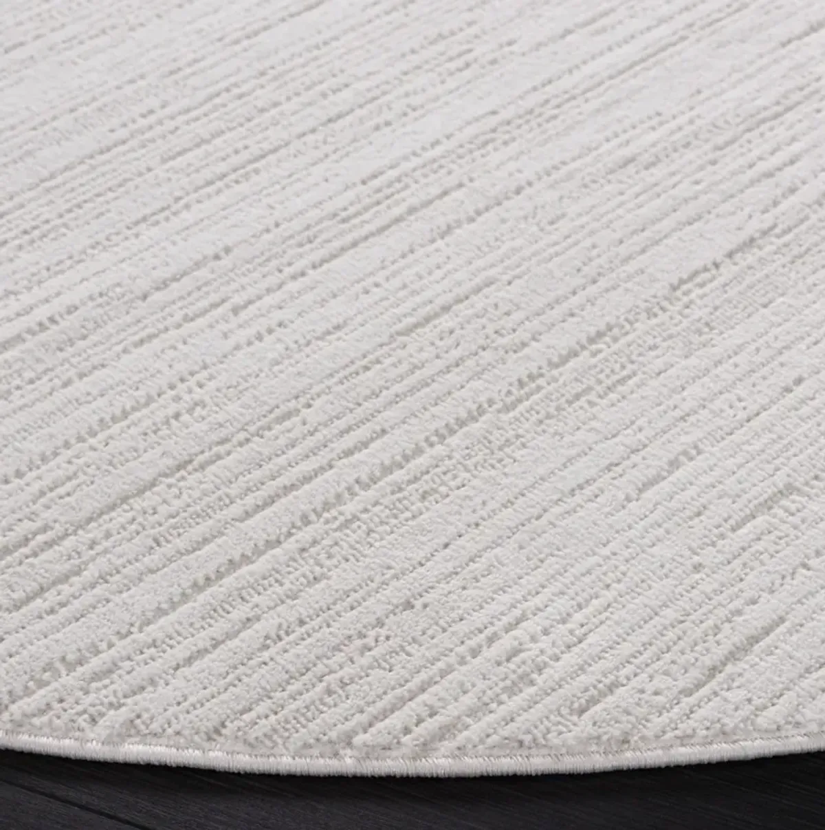 MILA 220 IVORY  6'-7' x 6'-7' Round Round Rug