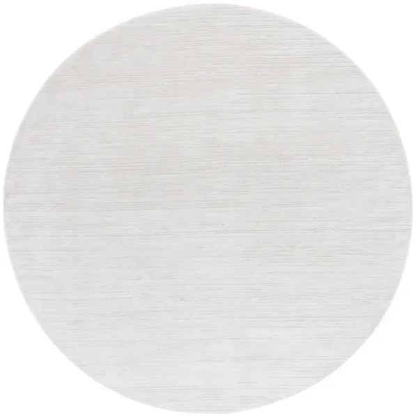 MILA 220 IVORY  6'-7' x 6'-7' Round Round Rug