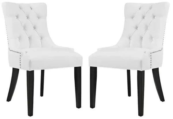 Regent Dining Side Chair Vinyl Set of 2