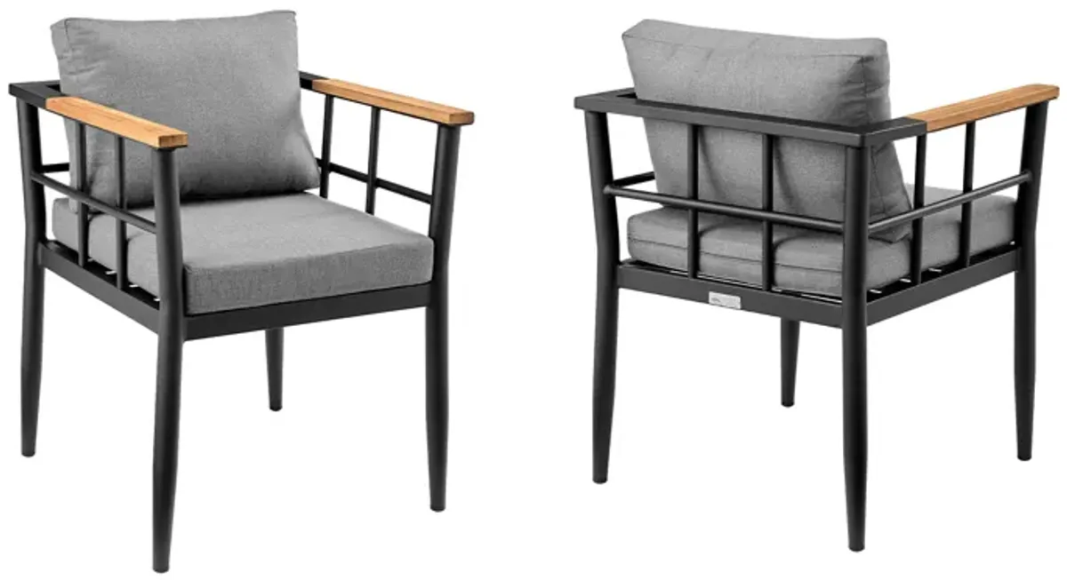 Ezra Outdoor Dining Chairs - Set of 2