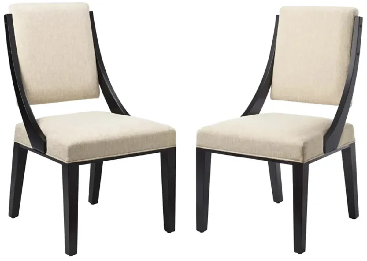 Cambridge Upholstered Fabric Dining Chairs - Set of 2