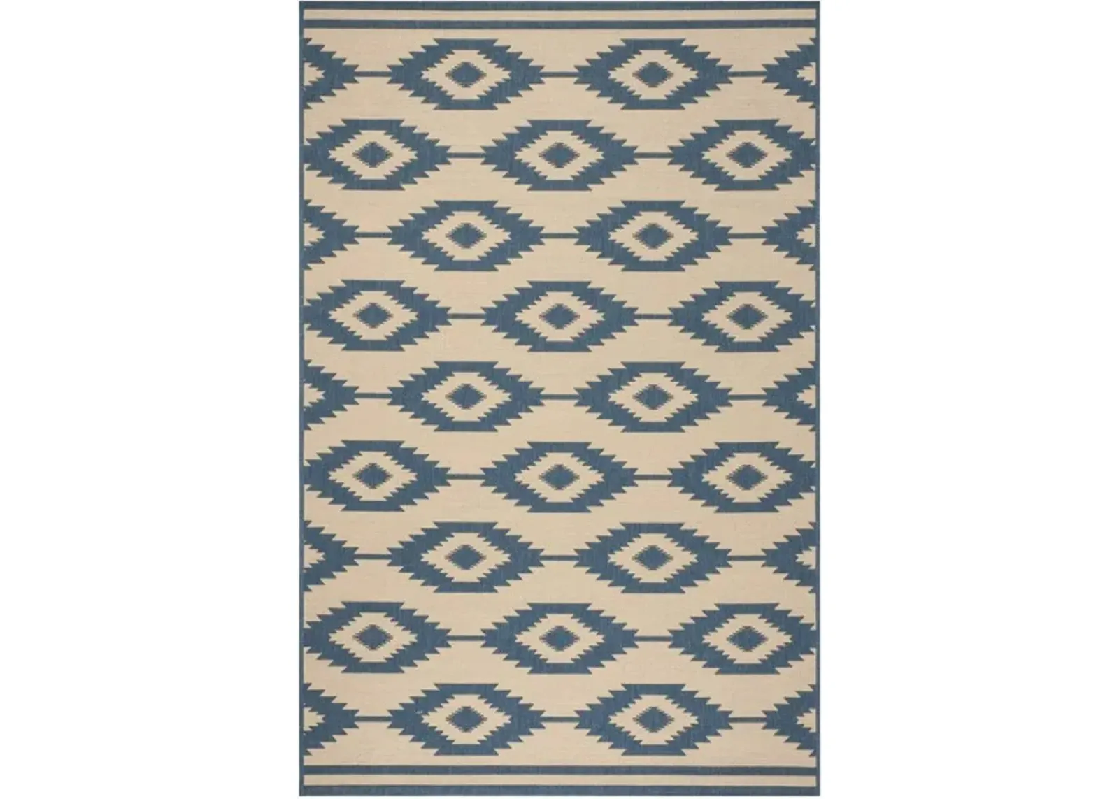 LINDEN 171 Collection LND171M-5 Blue / Creme 5'-3" X 7'-6"