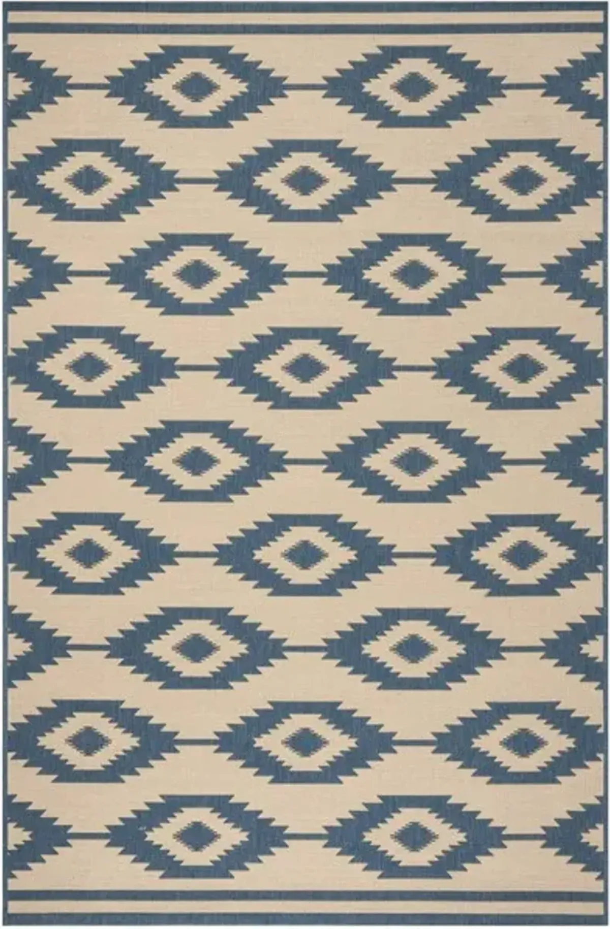 LINDEN 171 Collection LND171M-5 Blue / Creme 5'-3" X 7'-6"