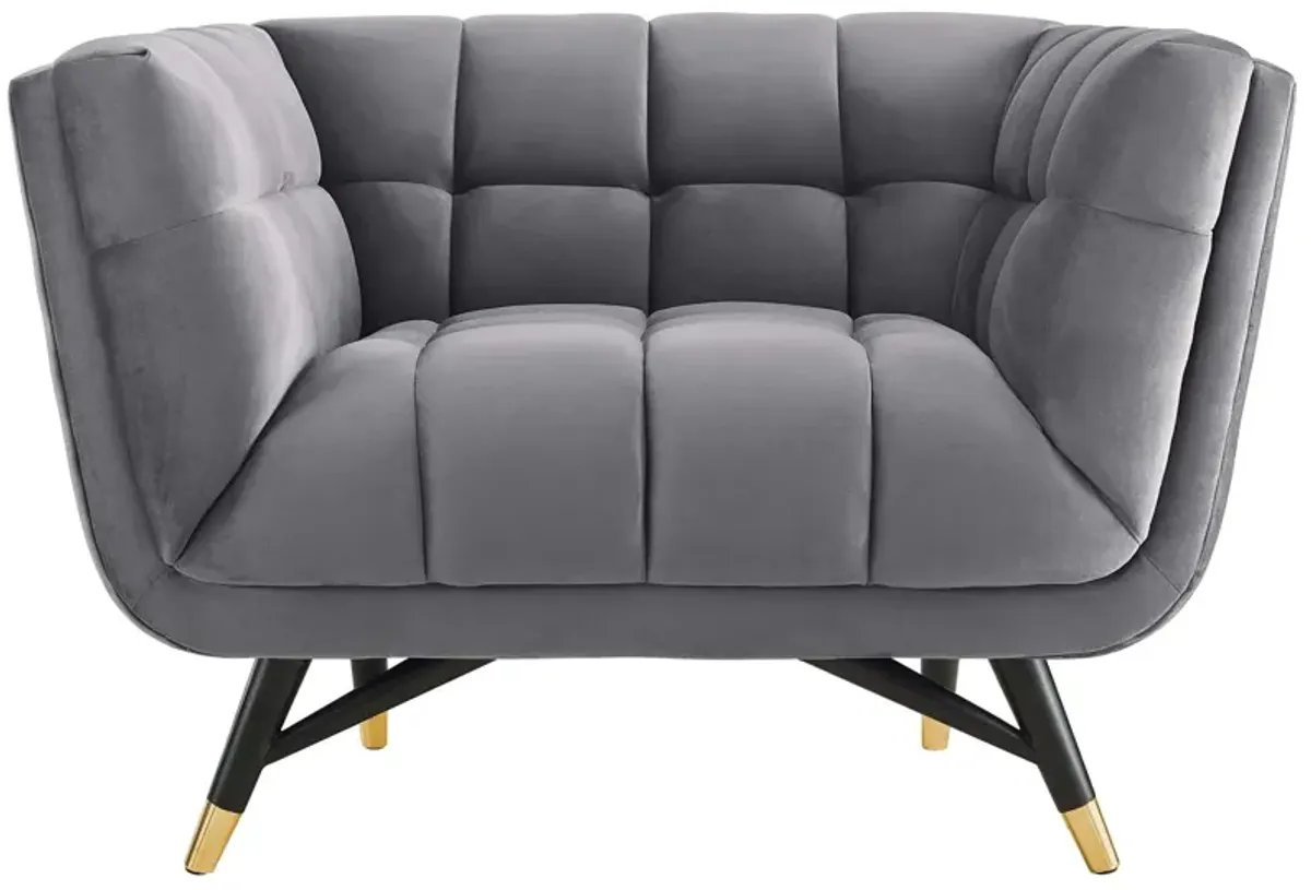 Adept Performance Velvet Armchair