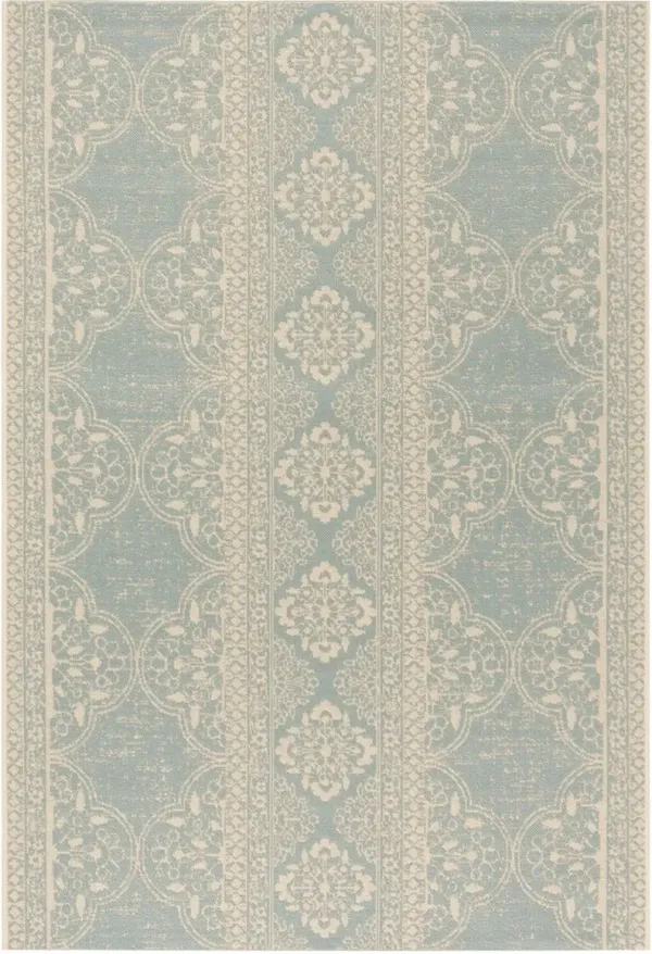BEACH HOUSE 174 Blue 6'-7' X 9'-2' Medium Rectangle Rug