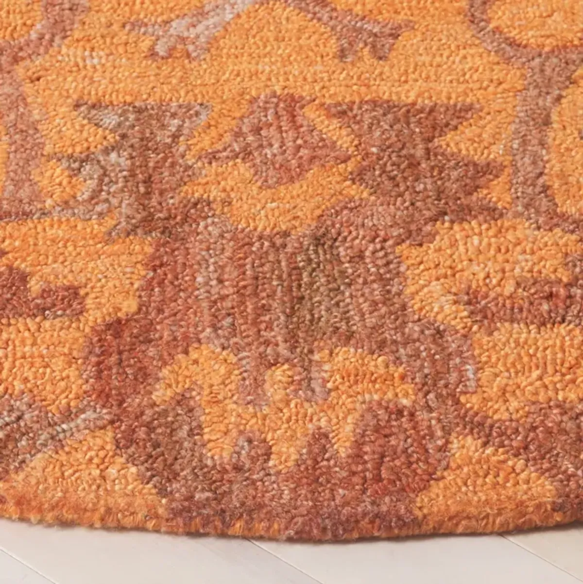 ANATOLIA 401 RUST 6' x 6' Round Round Rug