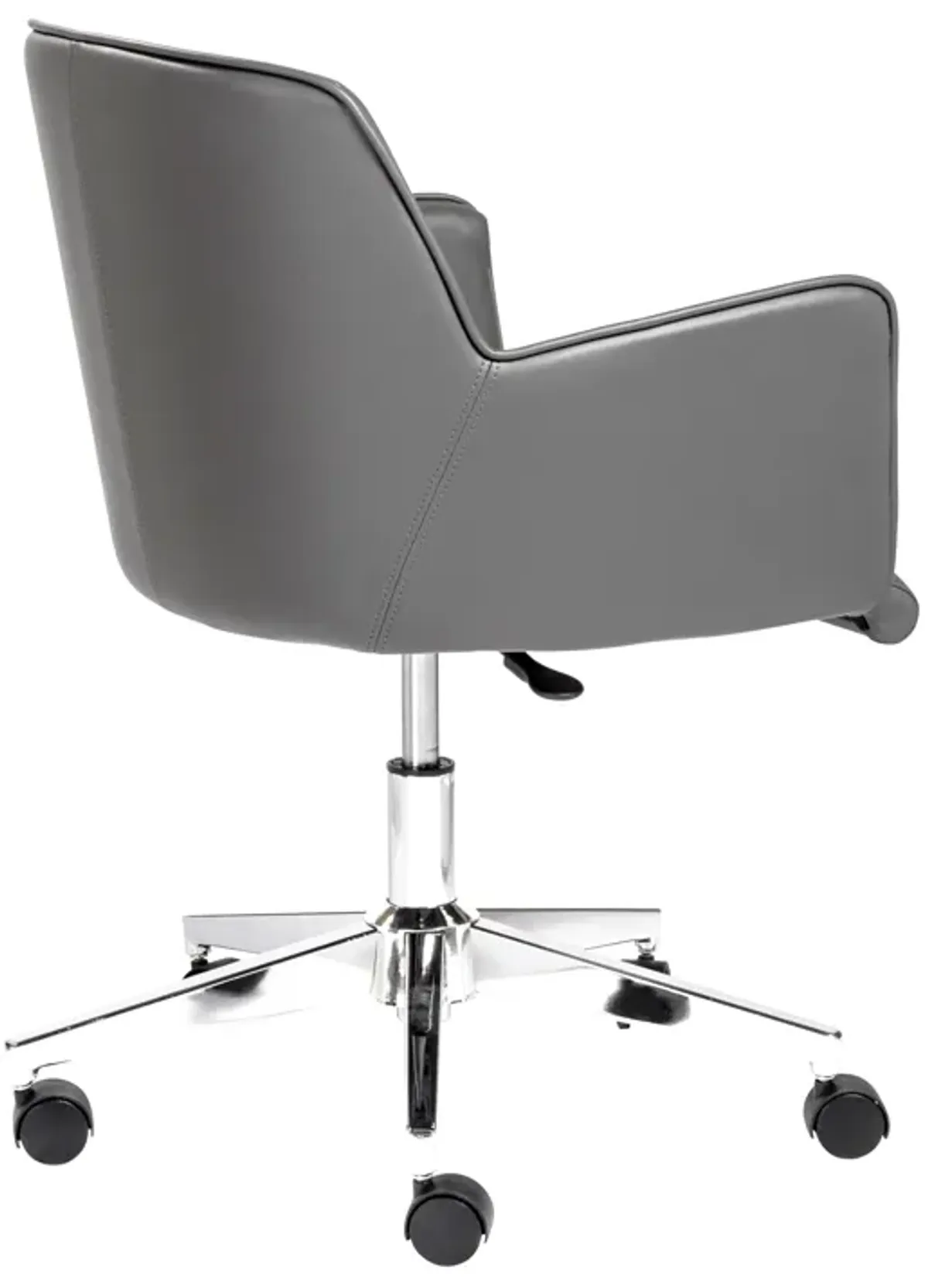 Sunny Pro Office Chair in Gray with Chrome Base