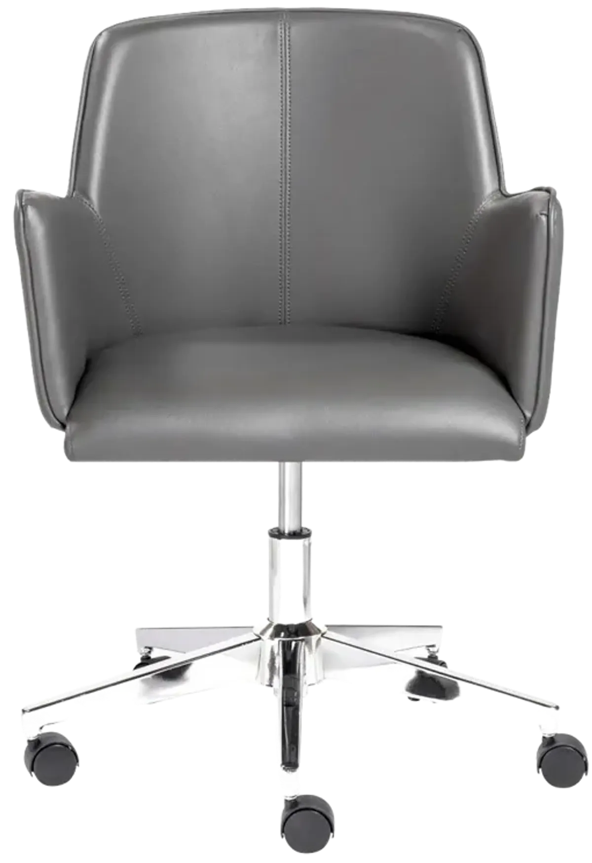 Sunny Pro Office Chair in Gray with Chrome Base