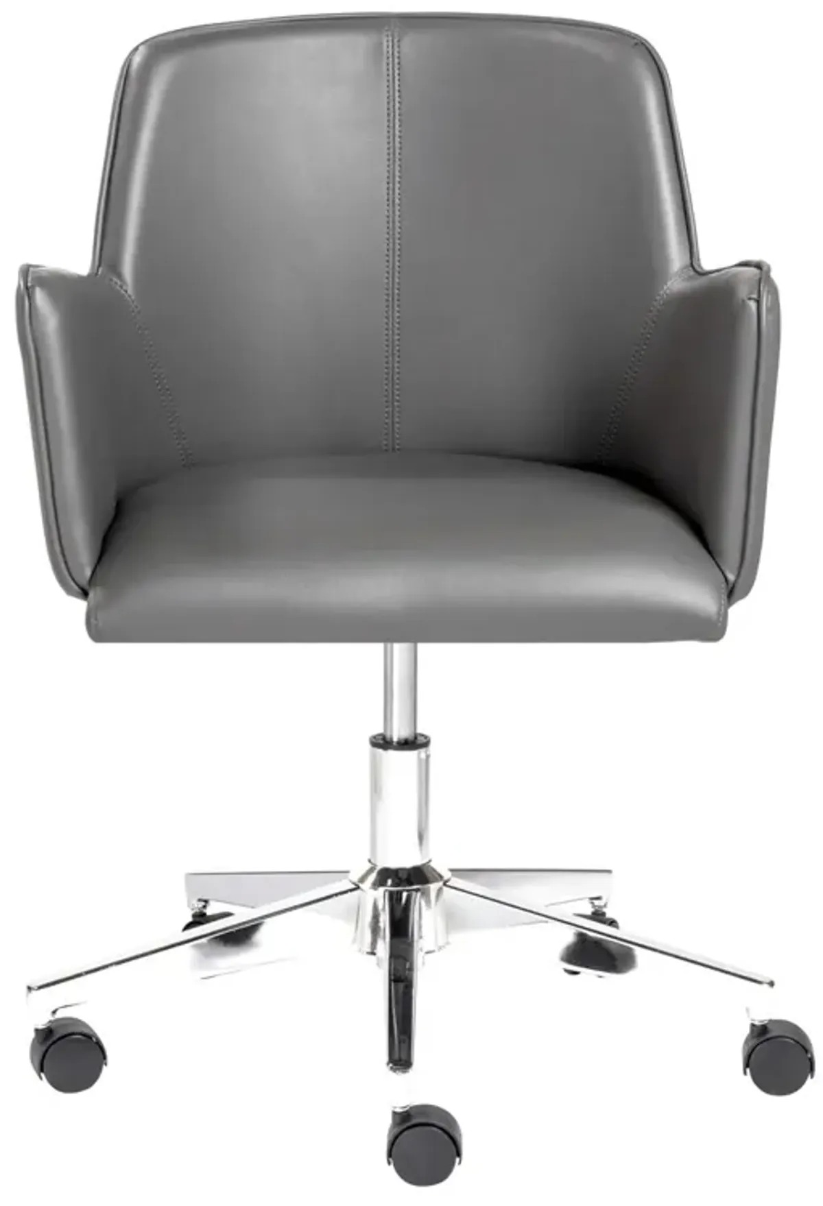 Sunny Pro Office Chair in Gray with Chrome Base