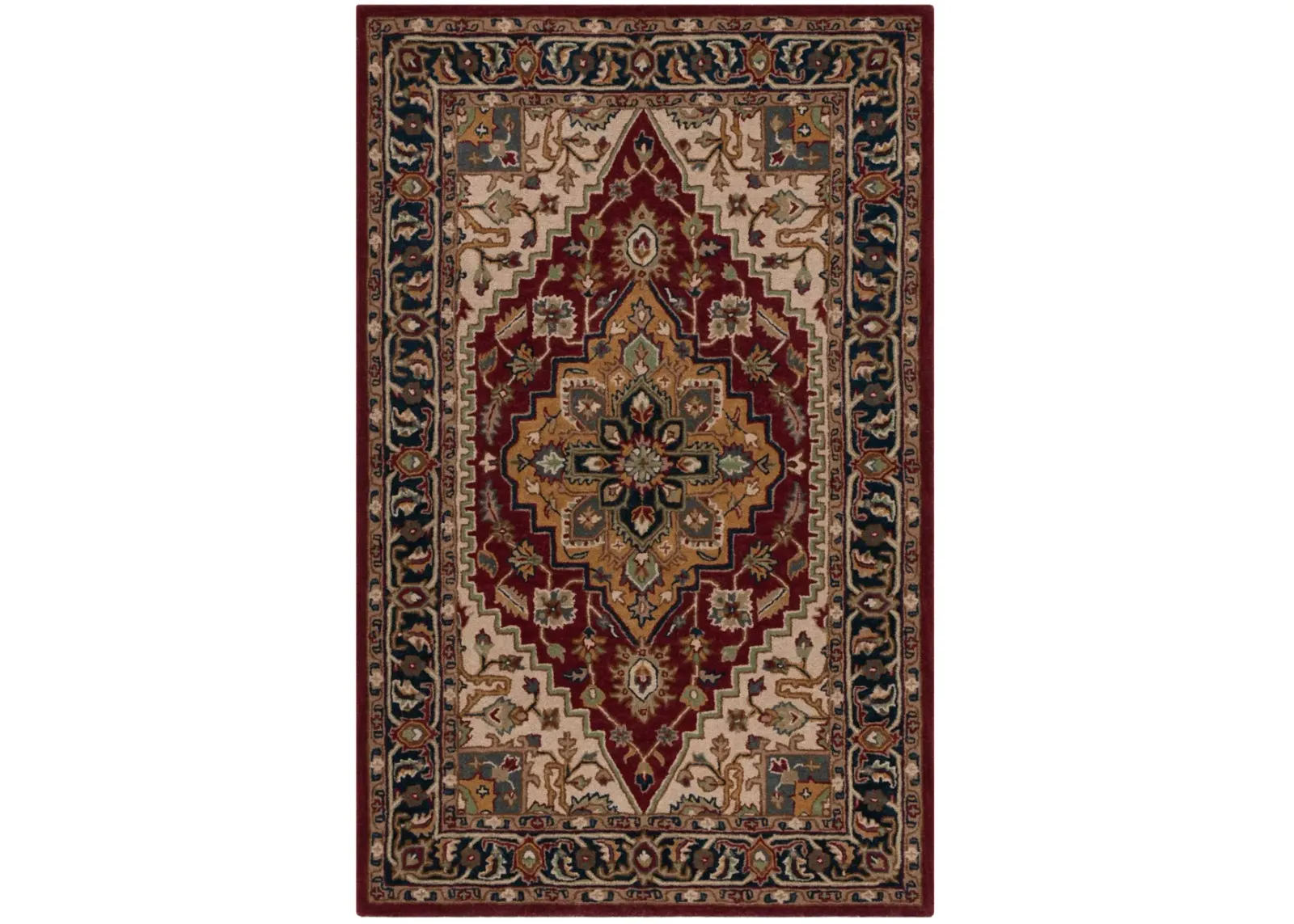 HERITAGE 225 RED  6' x 9' Medium Rectangle Rug