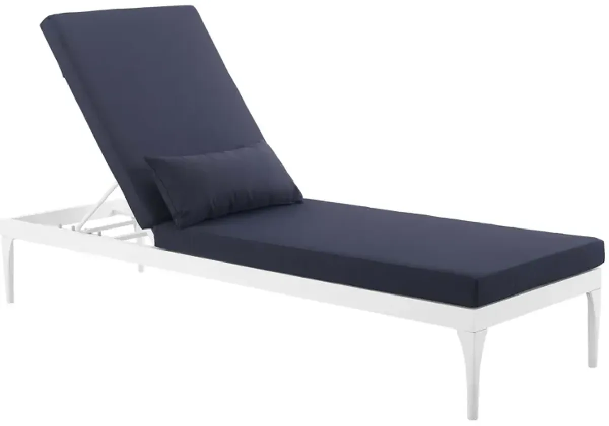 Perspective Cushion Outdoor Chaise Lounge Chair