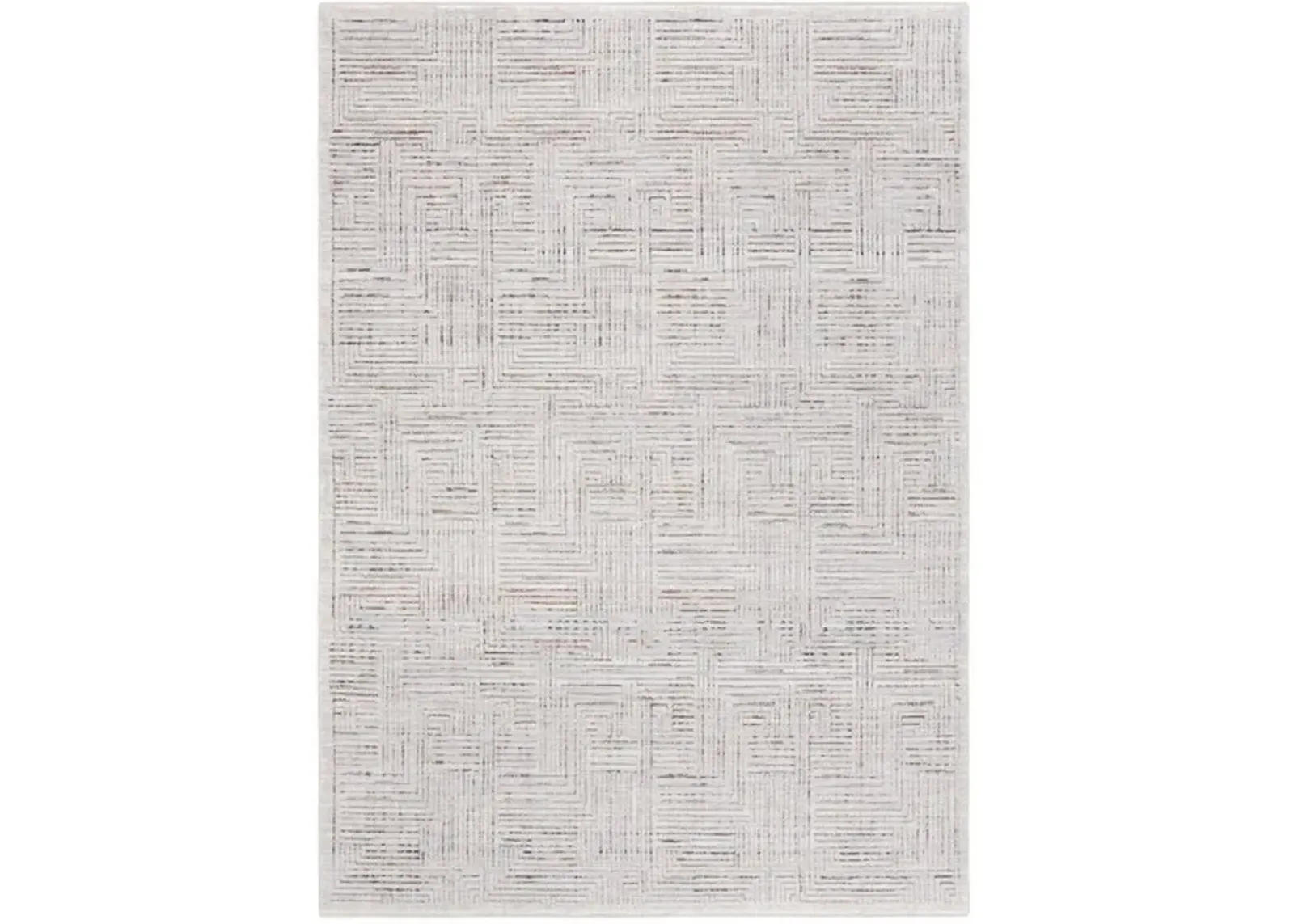 HARLOW 105 Grey  5'-3' X 7'-6' Medium Rectangle Rug