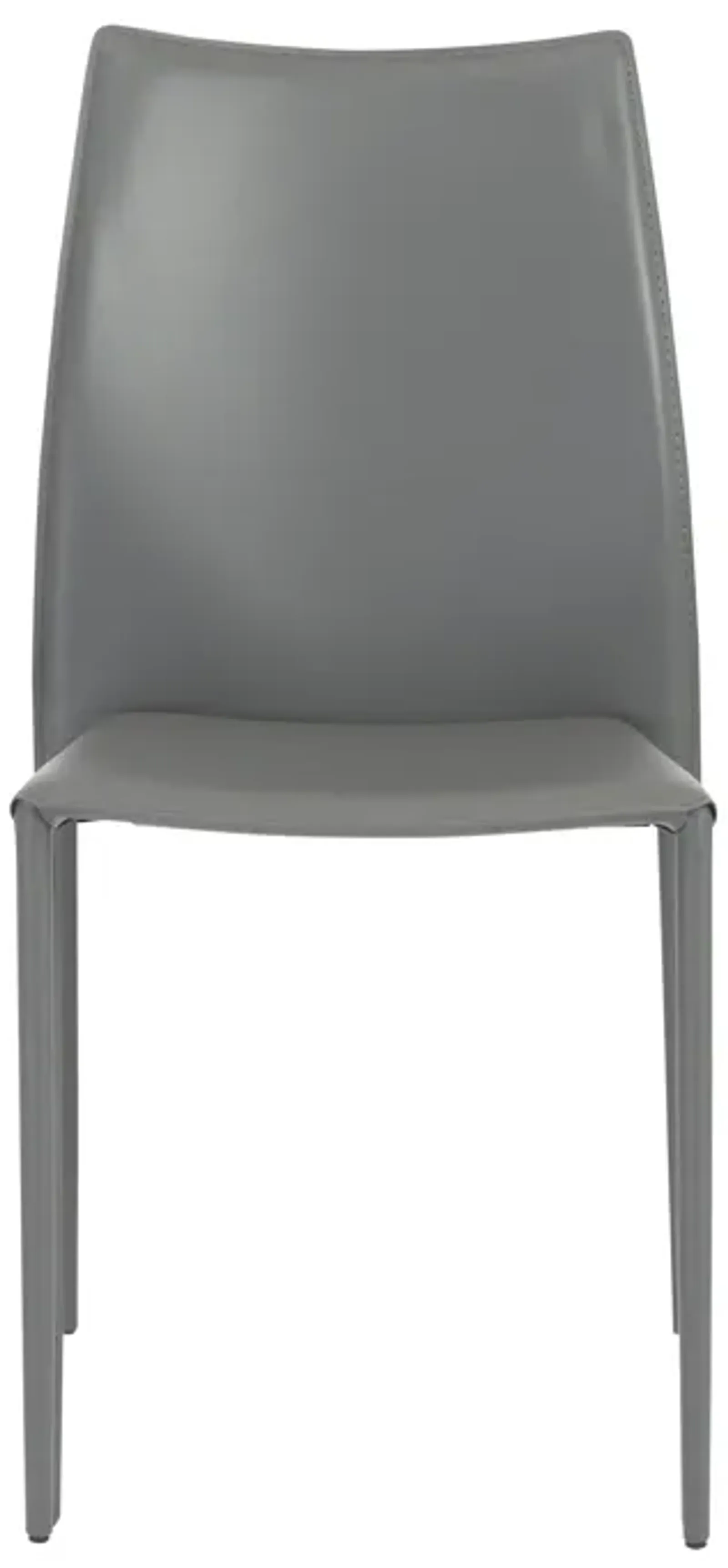 Dalia Stacking Side Chair in Gray - Set of 2