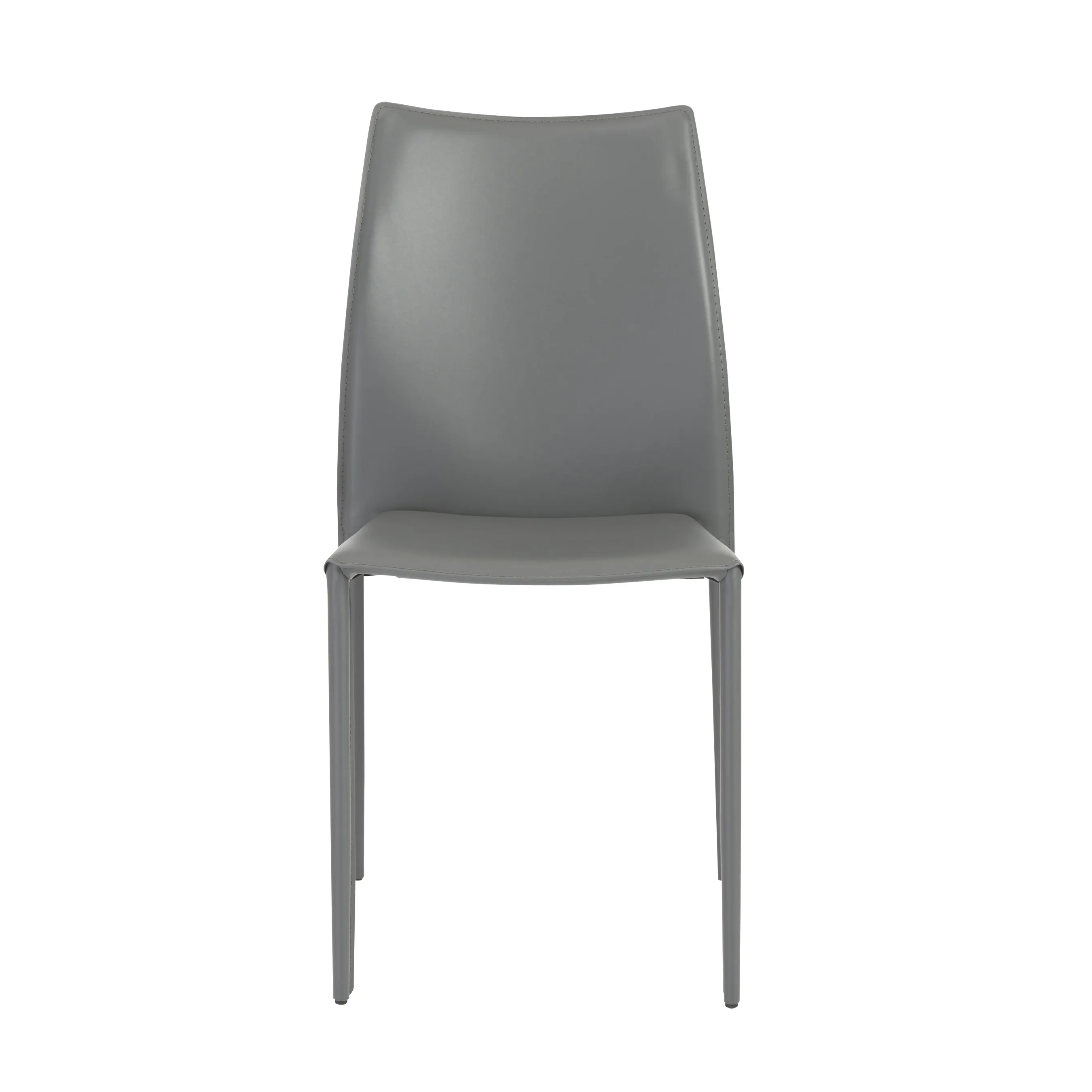 Dalia Stacking Side Chair in Gray - Set of 2