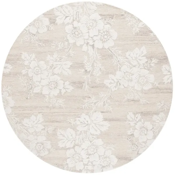 GLAMOUR Hand Tufted 6' x 6' Round area rug