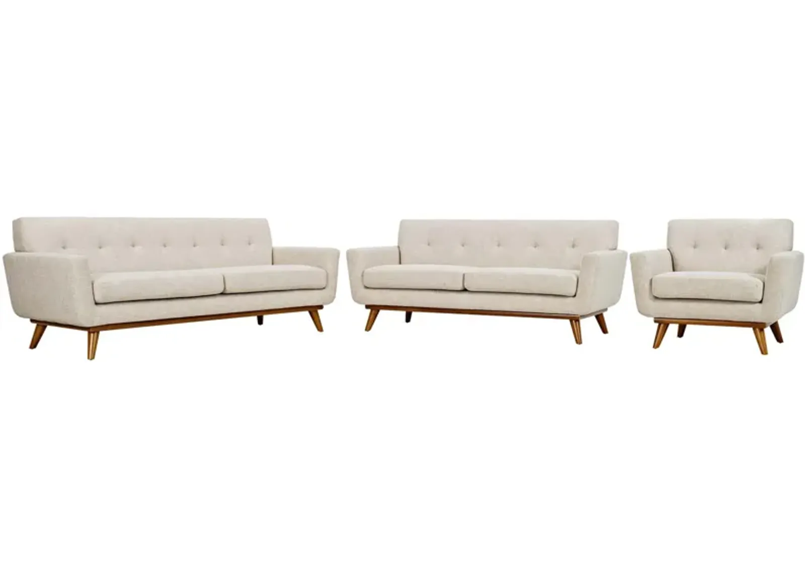 Engage Sofa Loveseat and Armchair Set of 3