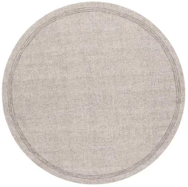 EBONY Hand Tufted 6' x 6' Round area rug