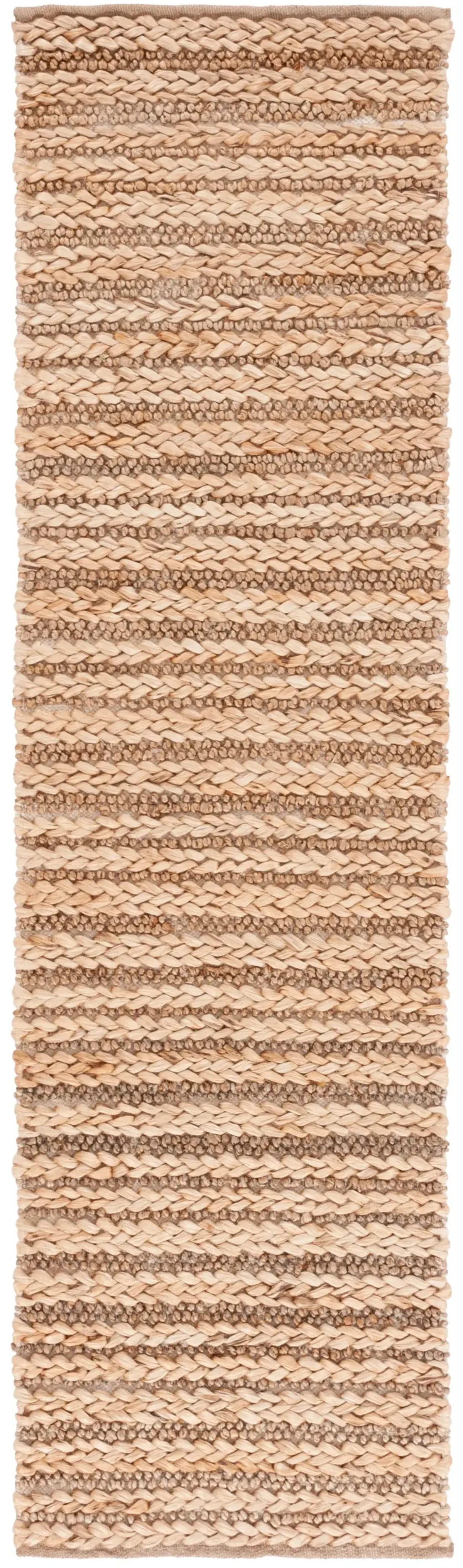 NATURAL FIBER 102 NATURAL 2'-3' x 8' Runner Rug