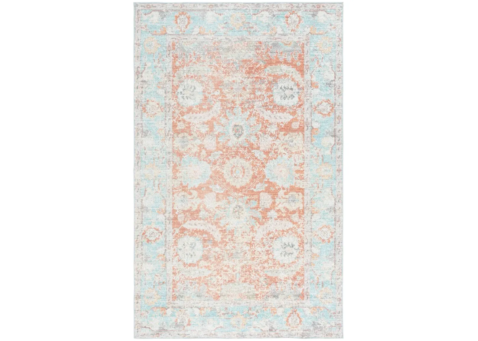 ARIZONA 908 TURQUOISE  5' x 8' Medium Rectangle Rug