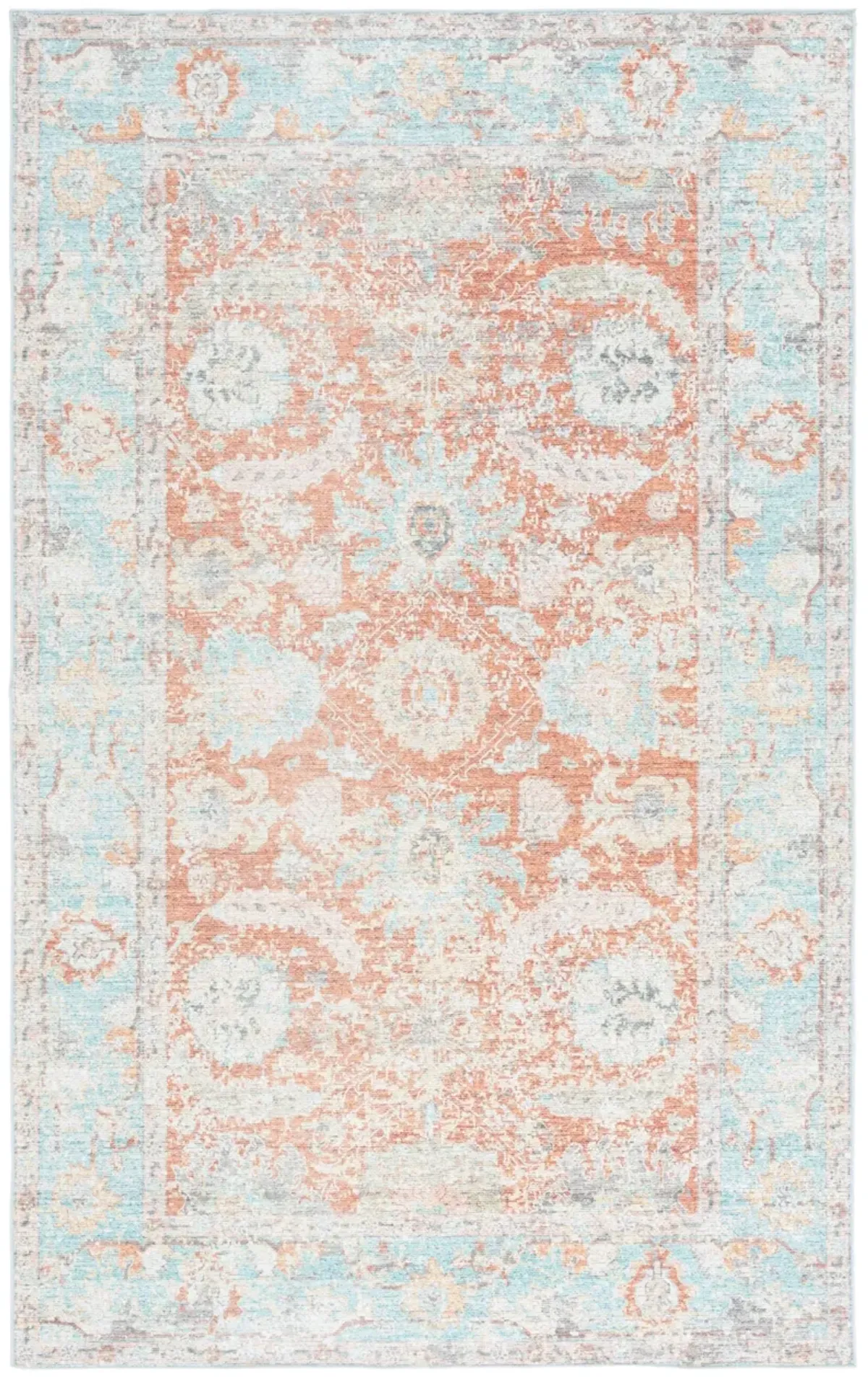 ARIZONA 908 TURQUOISE  5' x 8' Medium Rectangle Rug