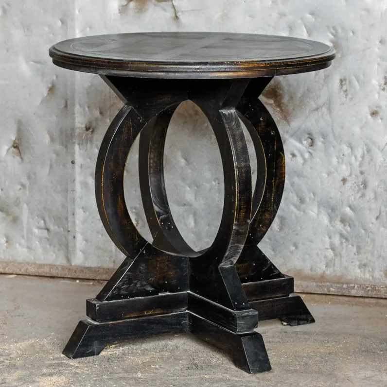 Maiva Black Side Table