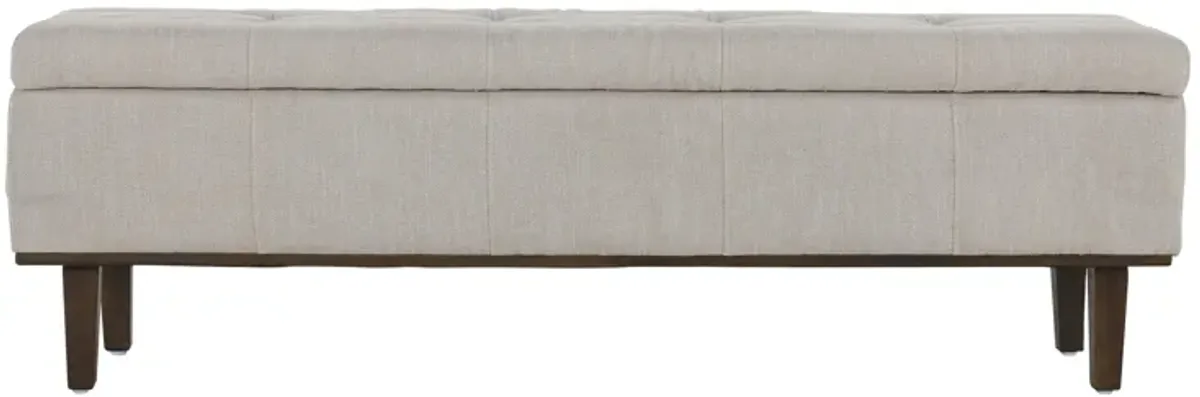 Louise Tufted Storage Bench 54" By Kosas Home