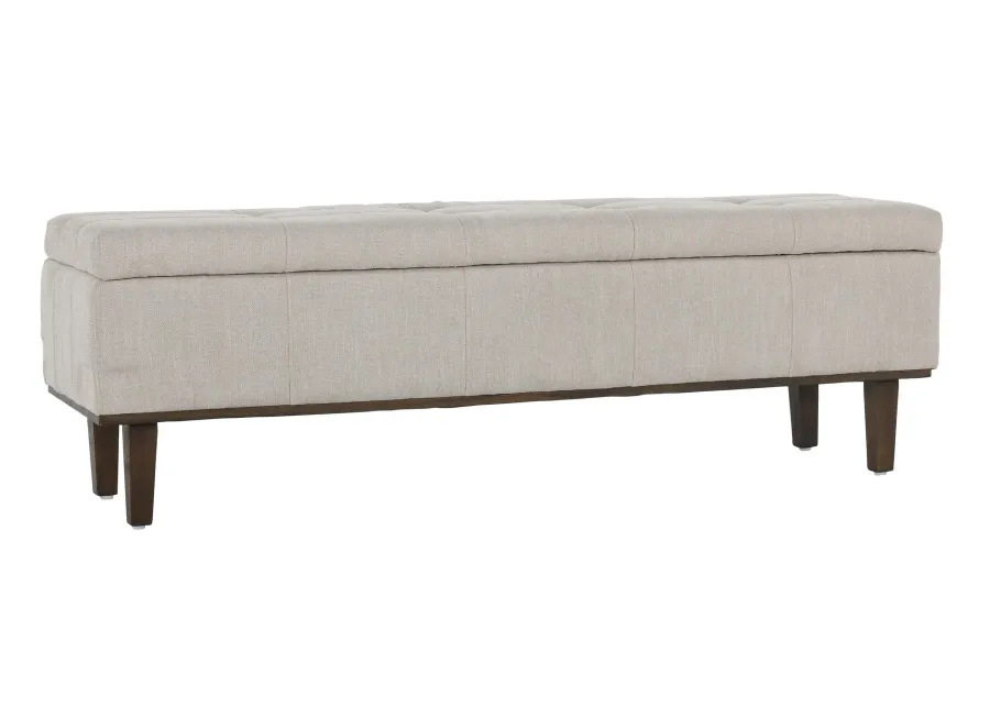 Louise Tufted Storage Bench 54" By Kosas Home