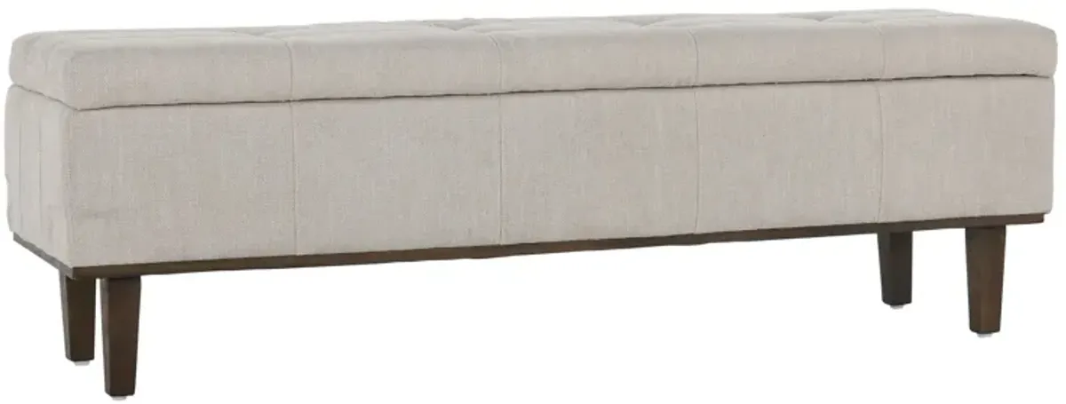 Louise Tufted Storage Bench 54" By Kosas Home