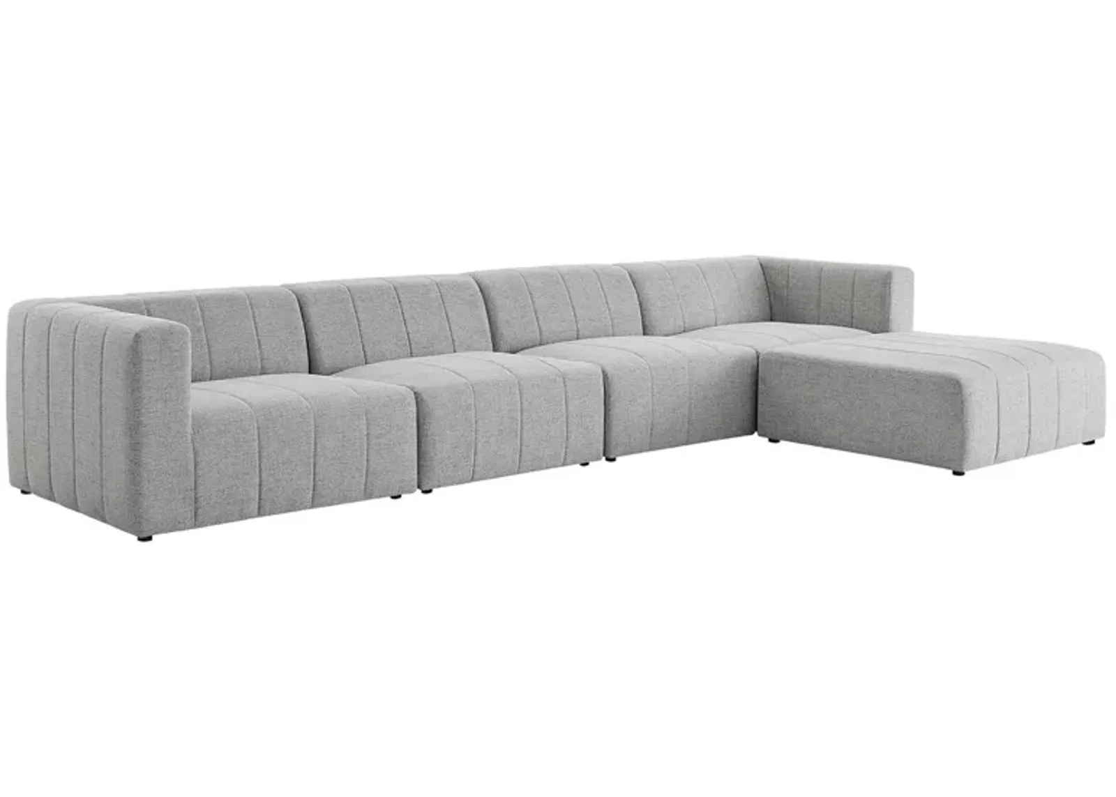 Bartlett Upholstered Fabric 5-Piece Sectional Sofa