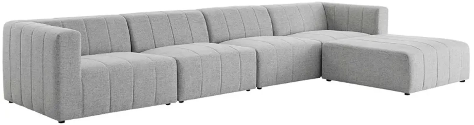 Bartlett Upholstered Fabric 5-Piece Sectional Sofa