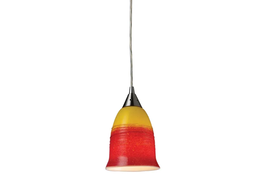 Horizon 5" Wide 1-Light Mini Pendant - Satin Nickel