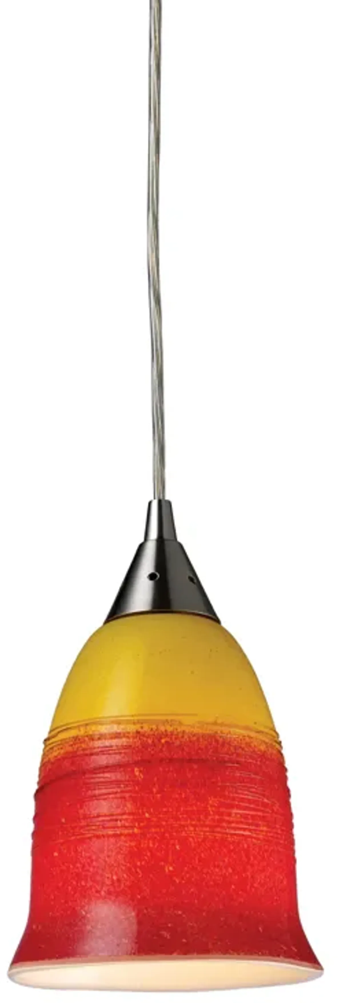 Horizon 5" Wide 1-Light Mini Pendant - Satin Nickel