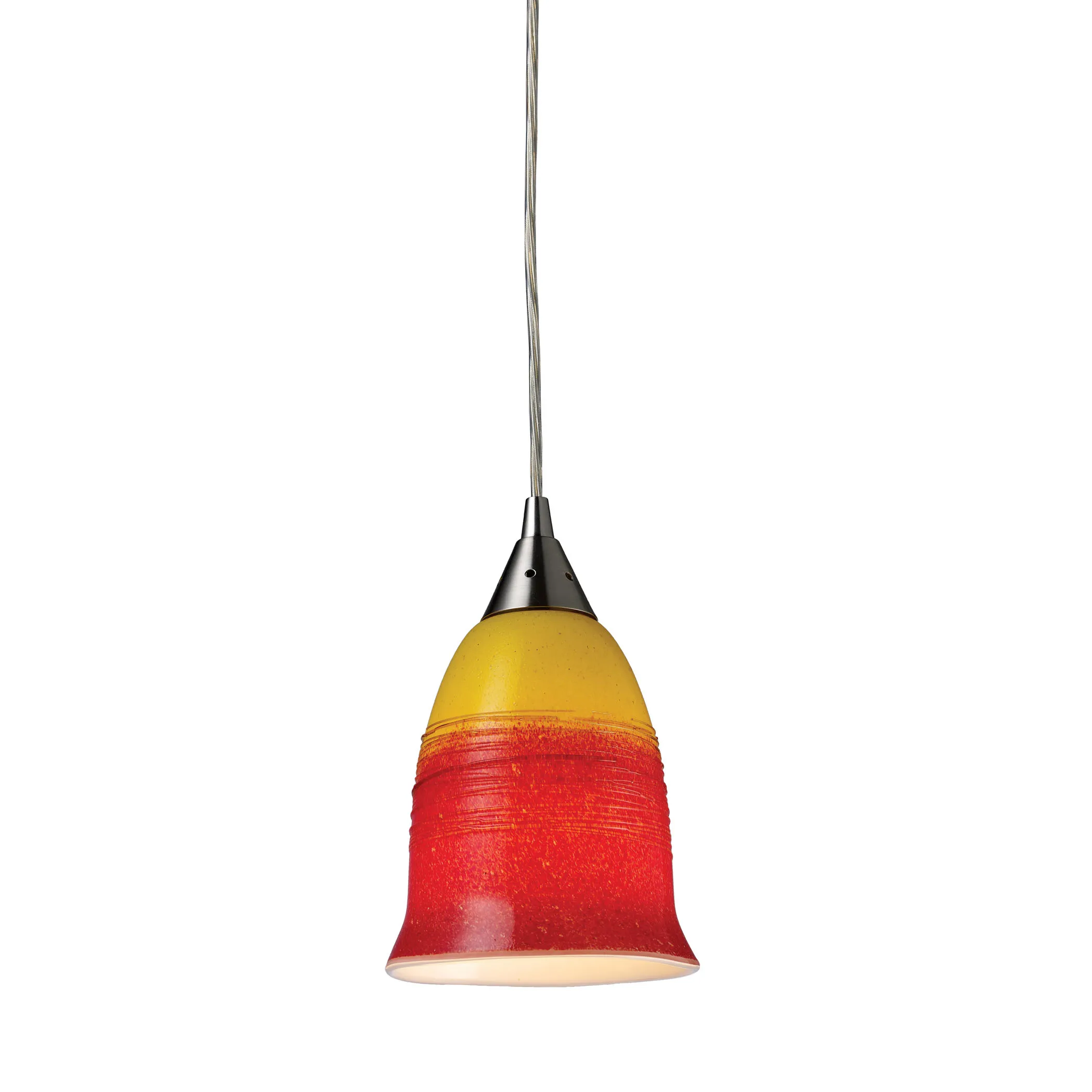 Horizon 5" Wide 1-Light Mini Pendant - Satin Nickel