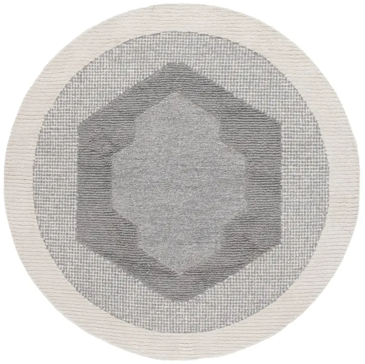 RENEWAL Hand Tufted 6' x 6' Round area rug