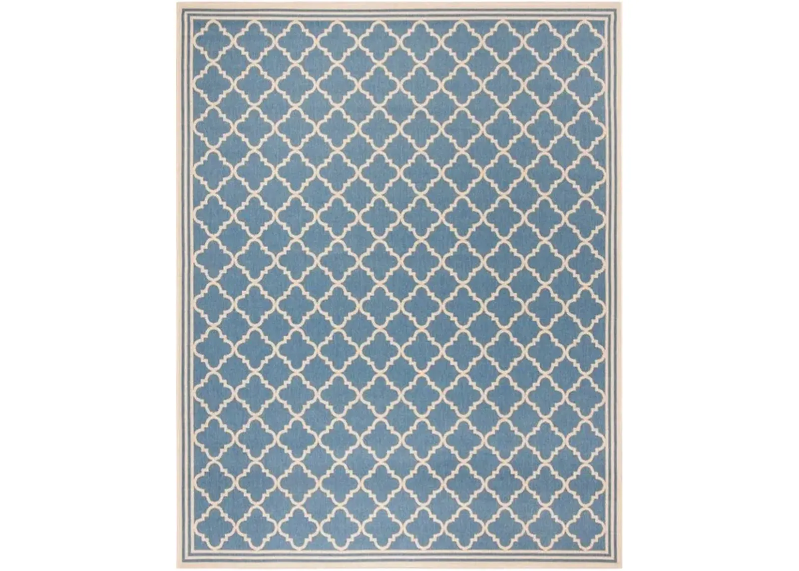 Safavieh BEACH HOUSE Collection BHS121M-9 Blue / Creme 9' X 12'