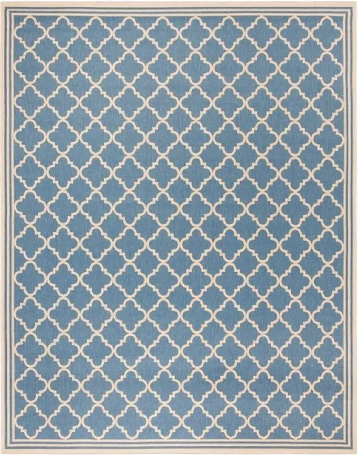 Safavieh BEACH HOUSE Collection BHS121M-9 Blue / Creme 9' X 12'