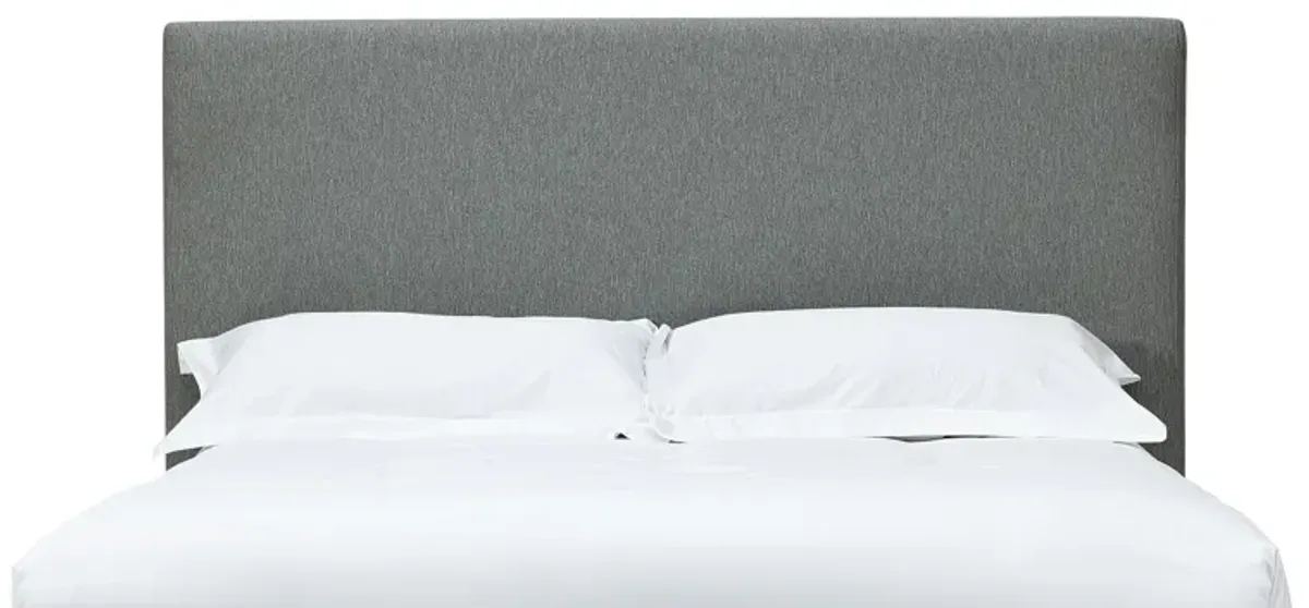 Olivia King-size Upholstered Headboard in Pewter