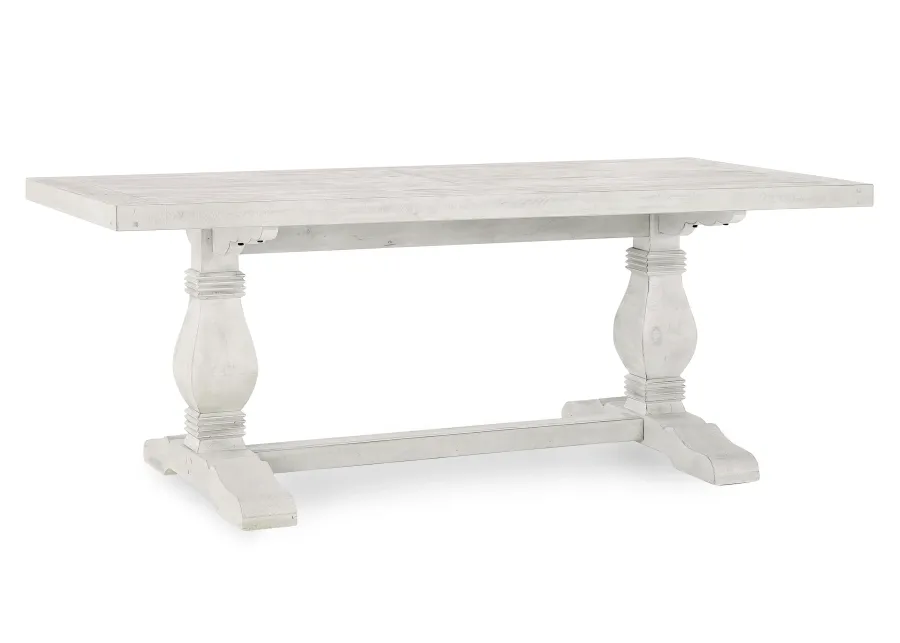 Quincy 78" Dining Table Nordic Ivory