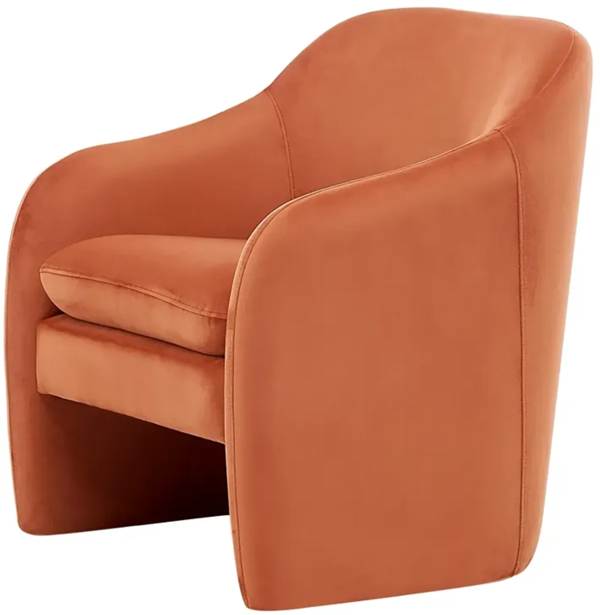 Zella Velvet Accent Armchair