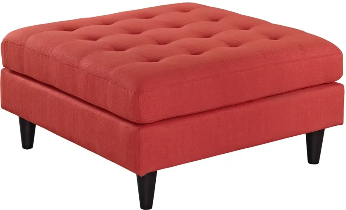 Empress Upholstered Fabric Large Ottoman