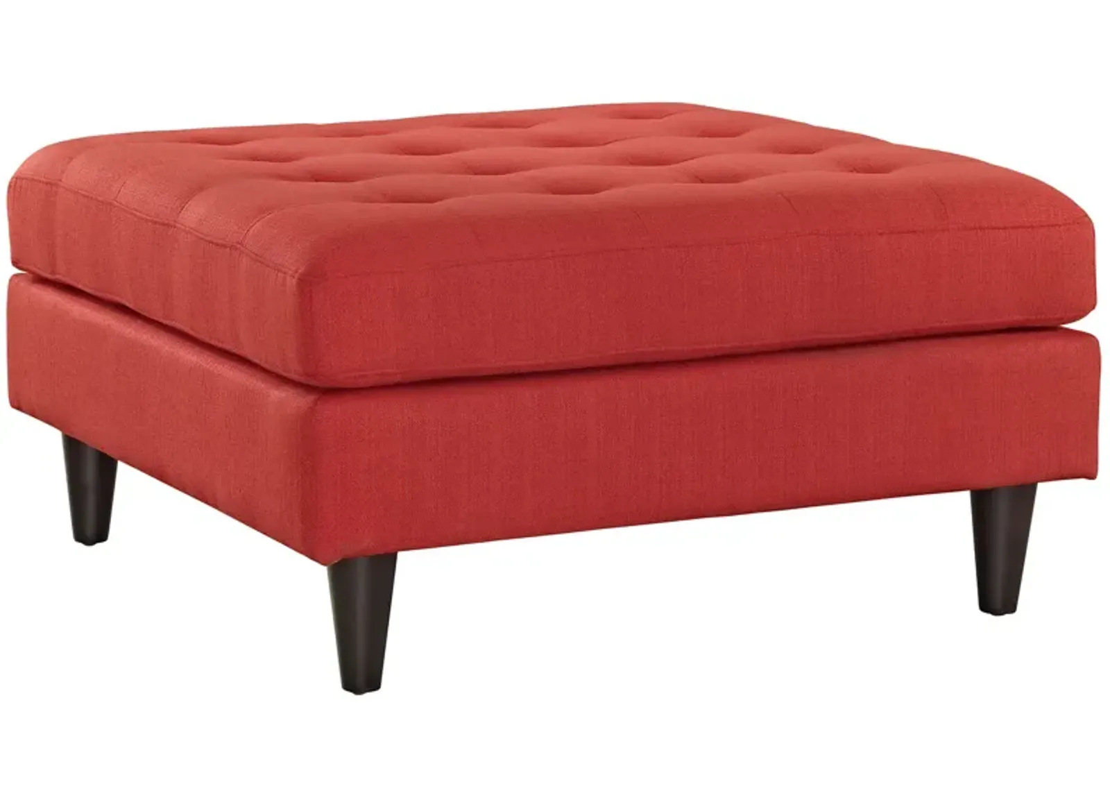 Empress Upholstered Fabric Large Ottoman