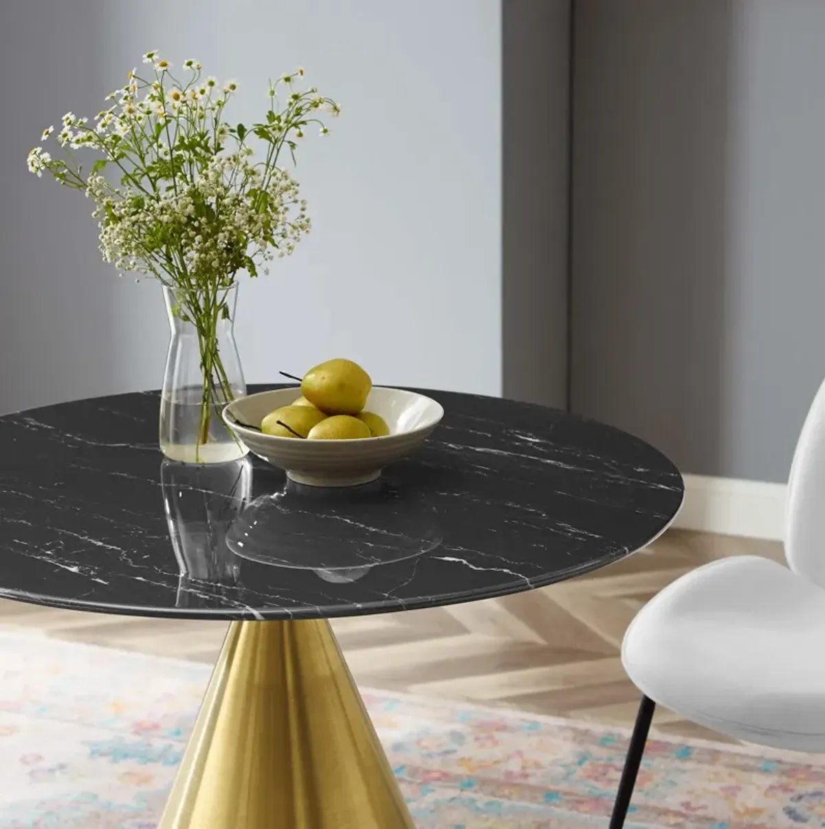 Tupelo 36" Artificial Marble Dining Table