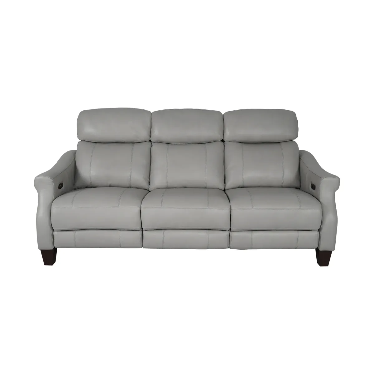 Felicity 84" Zero Gravity Power Reclining Sofa in Silver Leather