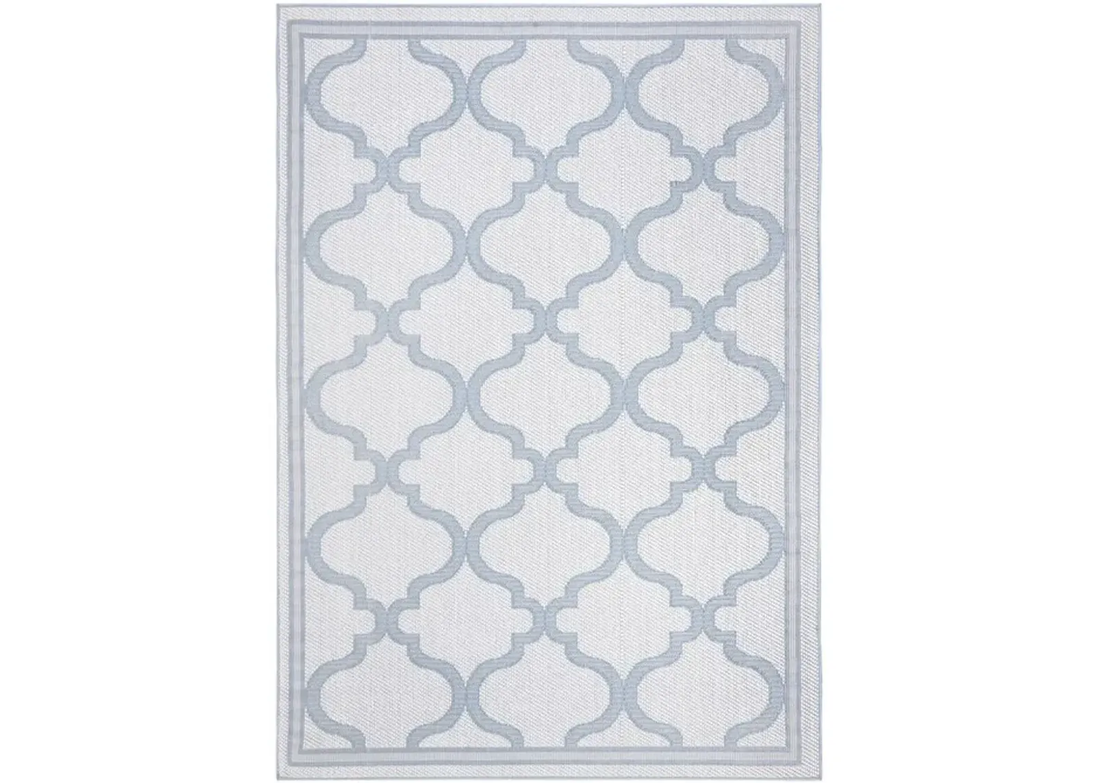 Safavieh BERMUDA 800 Collection BMU810D-8 Ivory / Light Blue 8' X 10'