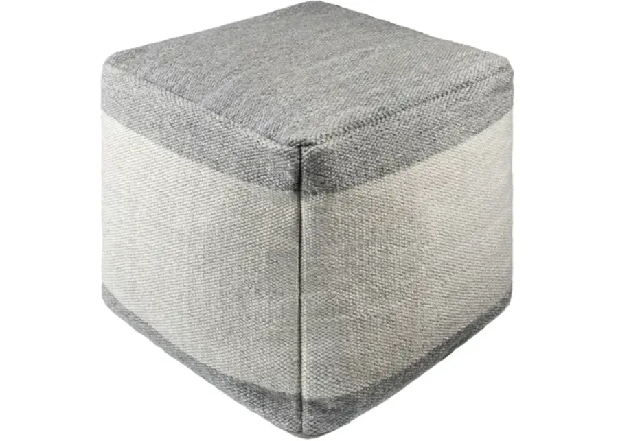 Latvia LVPF-001 18"H x 18"W x 18"D Pouf