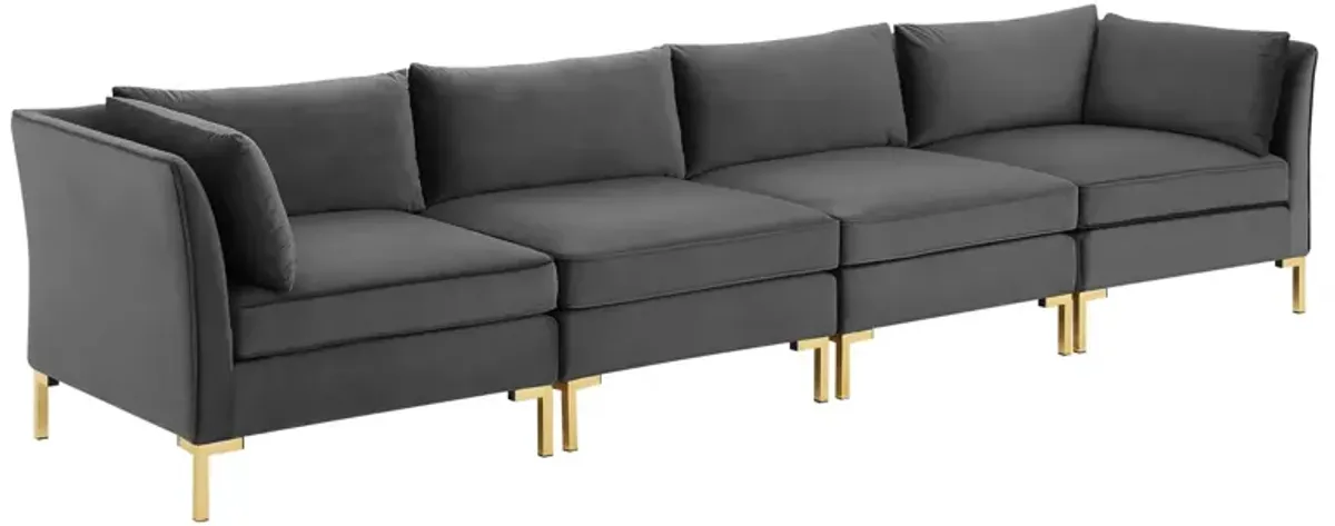 Ardent 4-Seater Performance Velvet Sofa